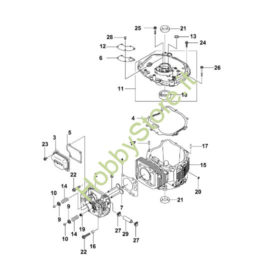 Picture of B - Cilindro FJ180V-BM80